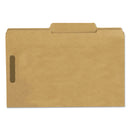 Smead Top Tab Fastener Folders, Guide-Height 2/5-Cut Tabs: Right of Center, 2 Fasteners, Legal Size, 11-pt Kraft Exterior, 50/Box