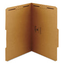 Smead Top Tab Fastener Folders, Guide-Height 2/5-Cut Tabs: Right of Center, 2 Fasteners, Legal Size, 11-pt Kraft Exterior, 50/Box