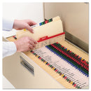 Smead Top Tab Fastener Folders, Straight Tab, 1 Fastener, Legal Size, 11-pt Manila Exterior, 50/Box