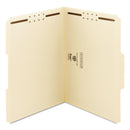 Smead Top Tab Fastener Folders, 1/3-Cut Tabs: Assorted, 2 Fasteners, Letter Size, 11-pt Manila Exterior, 50/Box
