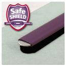 Smead Recycled Pressboard Folders with Two SafeSHIELD Coated Fasteners, 2" Expansion, Straight Tab, Legal Size, Gray-Green, 25/Box