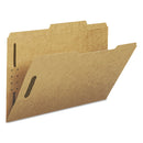 Smead Top Tab Fastener Folders, Guide-Height 2/5-Cut Tabs: Right of Center, 2 Fasteners, Legal Size, 11-pt Kraft Exterior, 50/Box