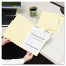 Smead Top Tab Fastener Folders, 1/3-Cut Tabs: Assorted, 2 Fasteners, Legal Size, 11-pt Manila Exterior, 50/Box
