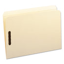 Smead Top Tab Fastener Folders, Straight Tab, 2 Fasteners, Legal Size, 11-pt Manila Exterior, 50/Box