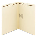 Smead Top Tab Fastener Folders, Straight Tab, 2 Fasteners, Letter Size, 11-pt Manila Exterior, 50/Box