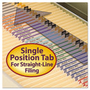 Smead Top Tab Fastener Folders, Straight Tab, 1 Fastener, Legal Size, 11-pt Manila Exterior, 50/Box