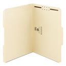 Smead Top Tab Fastener Folders, 1/3-Cut Tabs: Assorted, 1 Fastener, Letter Size, 11-pt Manila Exterior, 50/Box