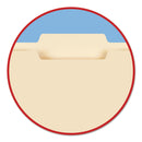 Smead Manila File Folders, 1/3-Cut Tabs: Center Position, Letter Size, 0.75" Expansion, Manila, 100/Box