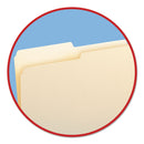 Smead Manila File Folders, 1/2-Cut Tabs: Assorted, Letter Size, 0.75" Expansion, Manila, 100/Box