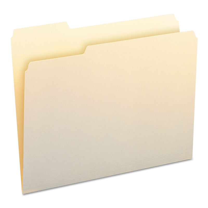 Smead Manila File Folders, 1/3-Cut Tabs: Left Position, Letter Size, 0.75" Expansion, Manila, 100/Box