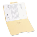 Smead SuperTab Reinforced Guide Height Top Tab Folders, 1/3-Cut Tabs: Assorted, Letter Size, 0.75" Expansion, Manila, 100/Box