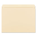 Smead Manila File Folders, Straight Tabs, Letter Size, 0.75" Expansion, Manila, 100/Box