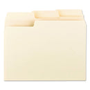 Smead Erasable SuperTab File Folders, 1/3-Cut Tabs: Assorted, Letter Size, 0.75" Expansion, Manila, 24/Pack