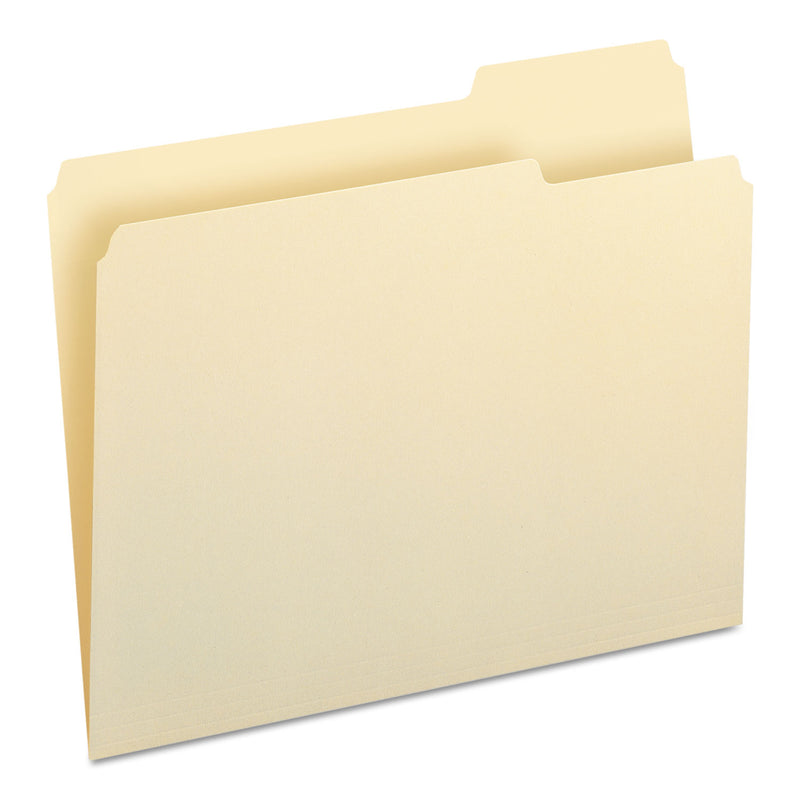 Smead Manila File Folders, 1/3-Cut Tabs: Right Position, Letter Size, 0.75" Expansion, Manila, 100/Box