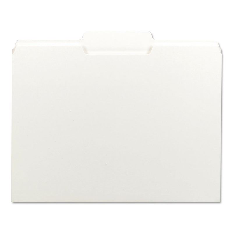 Smead Colored File Folders, 1/3-Cut Tabs: Assorted, Letter Size, 0.75" Expansion, White, 100/Box