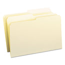 Smead Manila File Folders, 1/2-Cut Tabs: Assorted, Legal Size, 0.75" Expansion, Manila, 100/Box