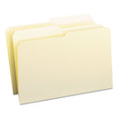 Smead Manila File Folders, 1/2-Cut Tabs: Assorted, Legal Size, 0.75" Expansion, Manila, 100/Box