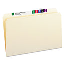 Smead Manila File Folders, Straight Tabs, Legal Size, 0.75" Expansion, Manila, 100/Box
