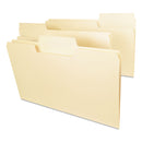 Smead SuperTab Top Tab File Folders, 1/3-Cut Tabs: Assorted, Legal Size, 0.75" Expansion, 11-pt Manila, 100/Box