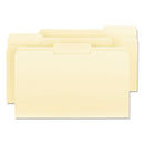 Smead Manila File Folders, 1/3-Cut Tabs: Assorted, Legal Size, 0.75" Expansion, Manila, 100/Box
