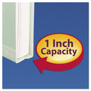 Smead Expanding Recycled Heavy Pressboard Folders, 1/3-Cut Tabs: Assorted, Letter Size, 1" Expansion, Gray-Green, 25/Box