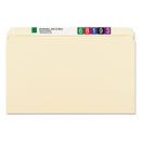 Smead Manila File Folders, Straight Tabs, Legal Size, 0.75" Expansion, Manila, 100/Box