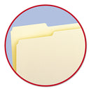 Smead Manila File Folders, 1/3-Cut Tabs: Assorted, Legal Size, 0.75" Expansion, Manila, 100/Box