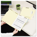 Smead Top Tab Fastener Folders, 1/3-Cut Tabs: Assorted, 2 Fasteners, Legal Size, 11-pt Manila Exterior, 50/Box