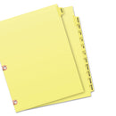 Avery Preprinted Laminated Tab Dividers with Copper Reinforced Holes, 12-Tab, Jan. to Dec., 11 x 8.5, Buff, 1 Set