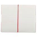 Moleskine Classic Colored Hardcover Notebook, 1 Subject, Narrow Rule, Red Cover, 8.25 x 5, 240 Sheets