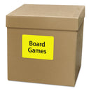 Avery High-Vis Removable Laser/Inkjet ID Labels w/ Sure Feed, 3.33 x 4, Neon, 72/PK