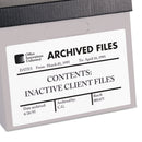 Avery Durable Permanent ID Labels with TrueBlock Technology, Laser Printers, 5 x 8.13, White, 2/Sheet, 50 Sheets/Pack