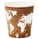 Eco-Products World Art Renewable and Compostable Hot Cups Convenience Pack, 10 oz, 50/Pack