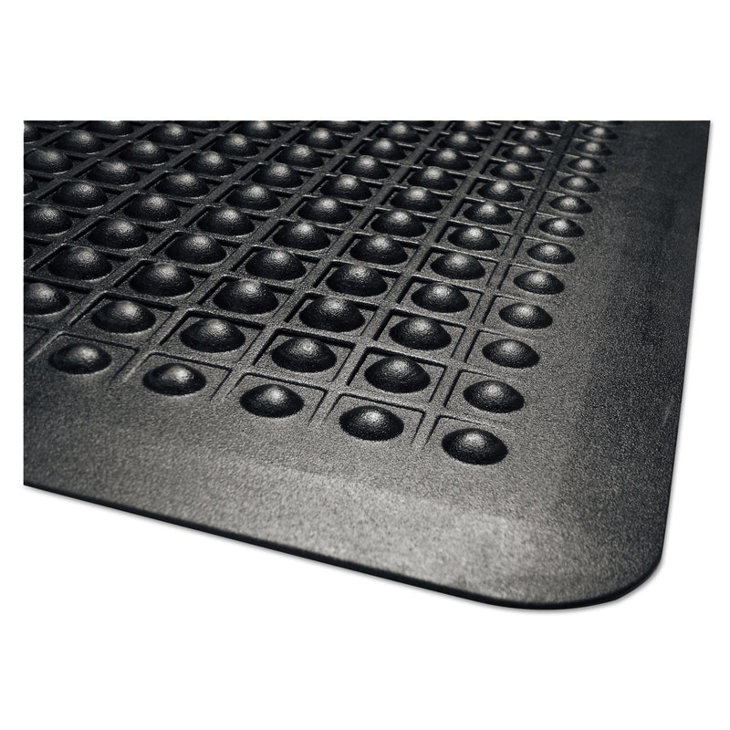 Guardian Flex Step Rubber Anti-Fatigue Mat, Polypropylene, 36 x 60, Black