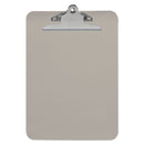 Universal Plastic Clipboard with High Capacity Clip, 1.25" Clip Capacity, Holds 8.5 x 11 Sheets, Translucent Black