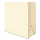 Smead 100% Recycled Top Tab File Jackets, Straight Tab, Letter Size, Manila, 50/Box