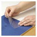 Smead Self-Adhesive Poly Pockets, Top Load, 4.06 x 3, Clear, 100/Box