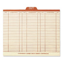 Smead Manila Out Guides, Printed Form Style, 1/5-Cut Top Tab, Out, 8.5 x 11, Manila, 100/Box