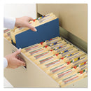 Smead Colored File Pockets, 3.5" Expansion, Legal Size, Blue