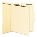 Smead Self-Adhesive Folder Dividers for Top/End Tab Folders with 2-Prong Fasteners, Letter Size, Manila, 25/Pack