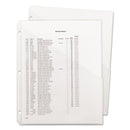 Smead Organized Up Poly Slash Jackets, 2-Sections, Letter Size, Clear, 5/Pack