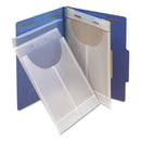 Smead Two-Hole Letter/Legal Poly Expanding Jackets, 2-Hole Punched, Letter/Legal Size, Clear, 24/Box