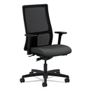 HON Ignition Series Mesh Mid-Back Work Chair, Supports Up to 300 lb, 17.5" to 22" Seat Height, Iron Ore Seat, Black Back/Base