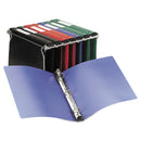 Avery Hanging Storage Flexible Non-View Binder with Round Rings, 3 Rings, 1" Capacity, 11 x 8.5, Blue