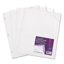 Avery Three-Hole Punched Corner Lock Plastic Sleeves, 9.5 x 11.75, Clear, 4/Pack