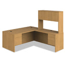 HON 10500 Series "L" Workstation Single Pedestal Desk, 66" x 30" x 29.5", Harvest