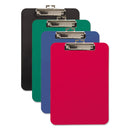 Mobile OPS Unbreakable Recycled Clipboard, 0.25" Clip Capacity, Holds 8.5 x 11 Sheets, Red