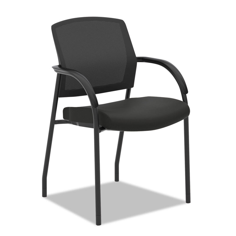 HON Lota Series Guest Side Chair, 23" x 24.75" x 34.5", Black