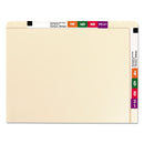 Smead Heavyweight Manila End Tab Conversion File Folders, Straight Tabs, Letter Size, 0.75" Expansion, Manila, 100/Box