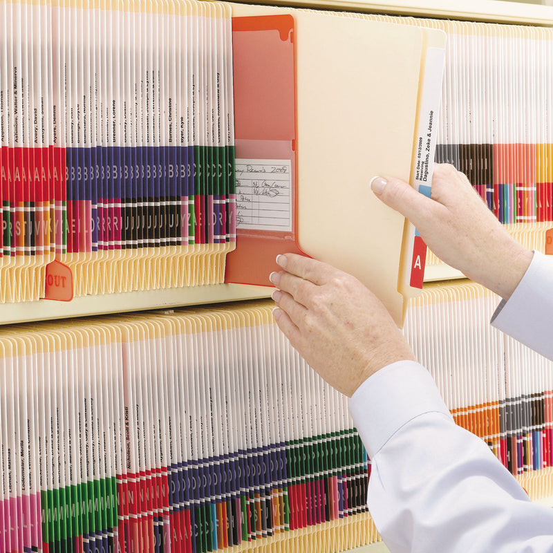 Smead Heavyweight Manila End Tab Pocket Folders, Interior Front Panel Pocket, Straight Tabs, Letter Size, 11-pt Manila, 50/Box